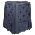 thumbnail image 1 of Redmon 65 Gallon Black Plastic Compost Bin with Air Vents, 1 of 9