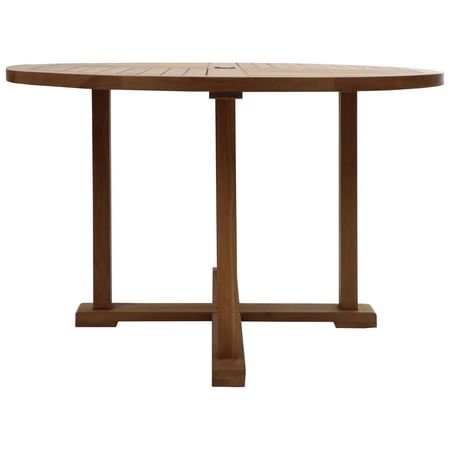 Redmon Genuine Teak Round Table, 48 Inch