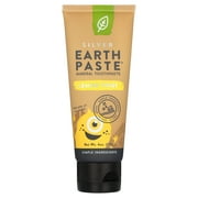 Redmond Earthpaste with Silver - Natural Non-Fluoride Toothpaste, 4 Ounce Tube Lemon Twist