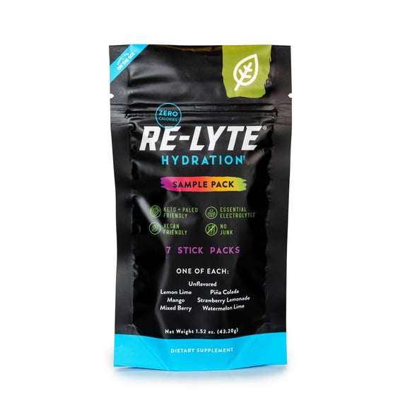 Redmond Re-Lyte® Hydration Variety Sample Pack (7 Stick Packs)