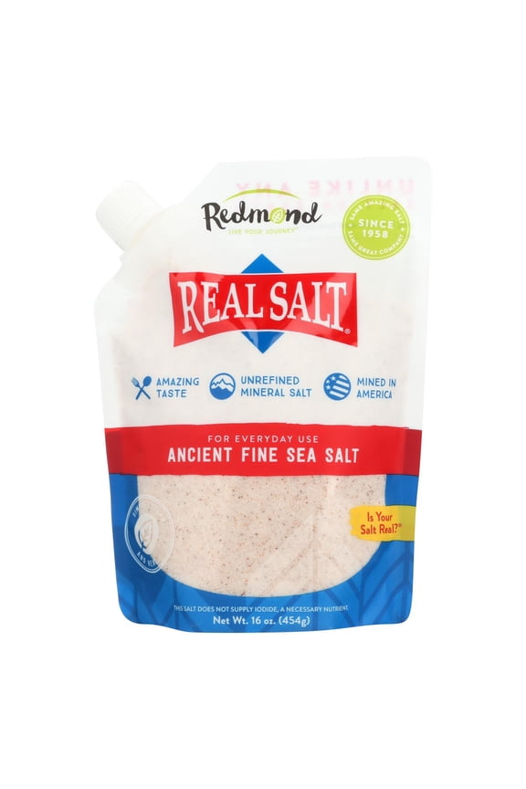 Redmond Real Salt Ancient Fine Sea Salt 16 oz