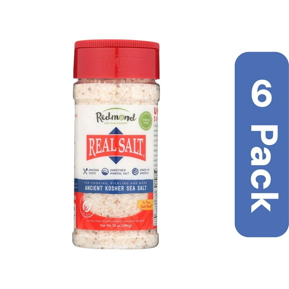 Redmond Real Salt Shaker 10 oz (Pack Of 6)
