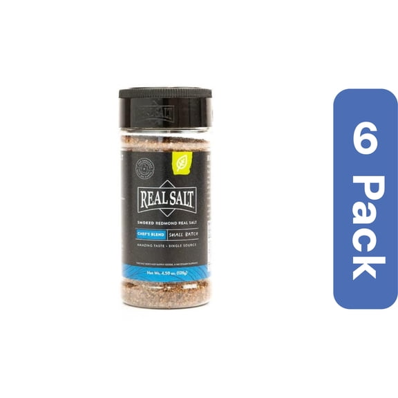 Redmond Smoked Chef's Blend Salt 5.5 oz (Pack Of 6)