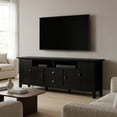 thumbnail image 1 of Redmond Wood 72" Transitional TV Media Stand in Black For TVs up to 80", 1 of 12