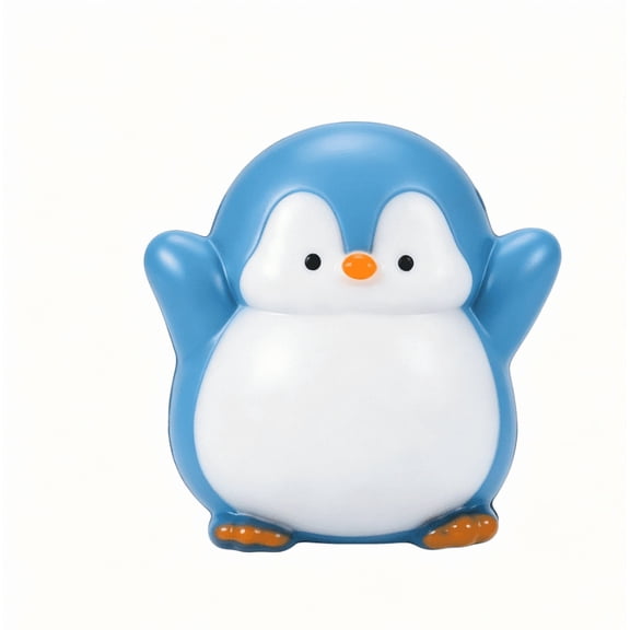 Rednachen Penguin Squishy Stress Relief Toy Soft Slow Rising Squeeze Toy Cute Fidget Toy for Desktop Home Office Display Small Casual Gifting,C