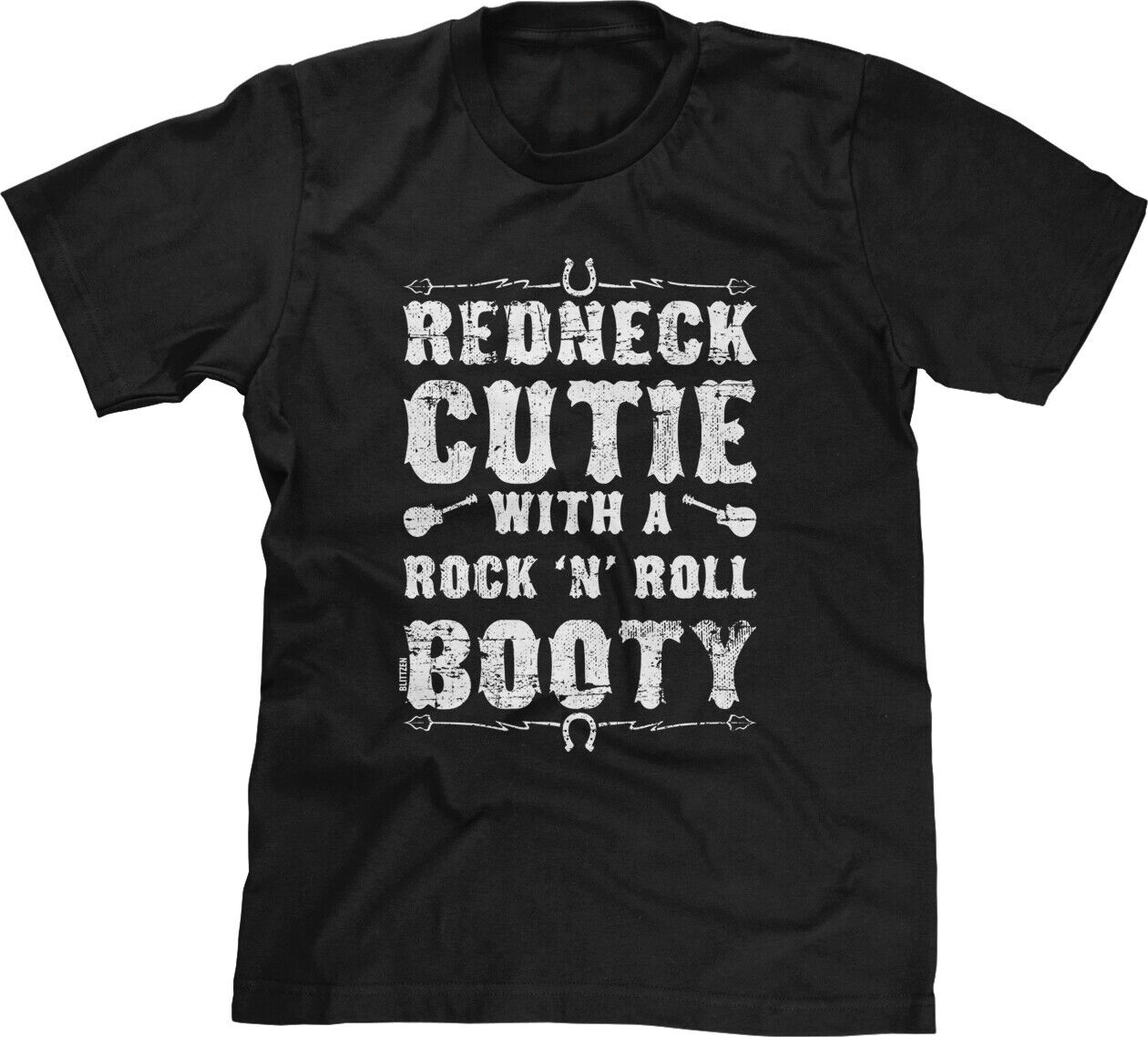 Redneck Cutie With A Rock N Roll Booty Music Festival Dance Saying Mens