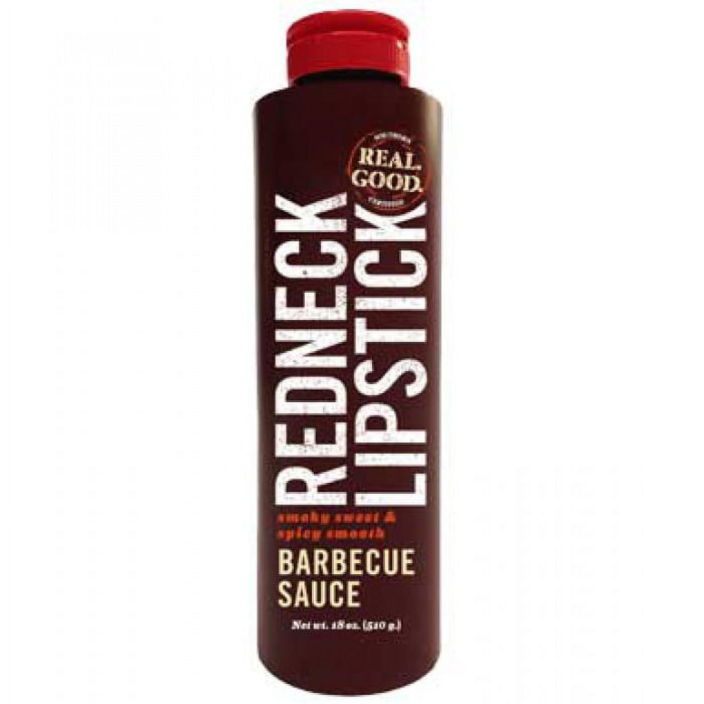 Redneck Lipstick Gluten Free Smoky Sweet and Spicy Smooth Original BBQ Sauce, 18 oz