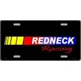 thumbnail image 1 of Redneck Racing Metal Novelty Vanity License Plate, 1 of 4