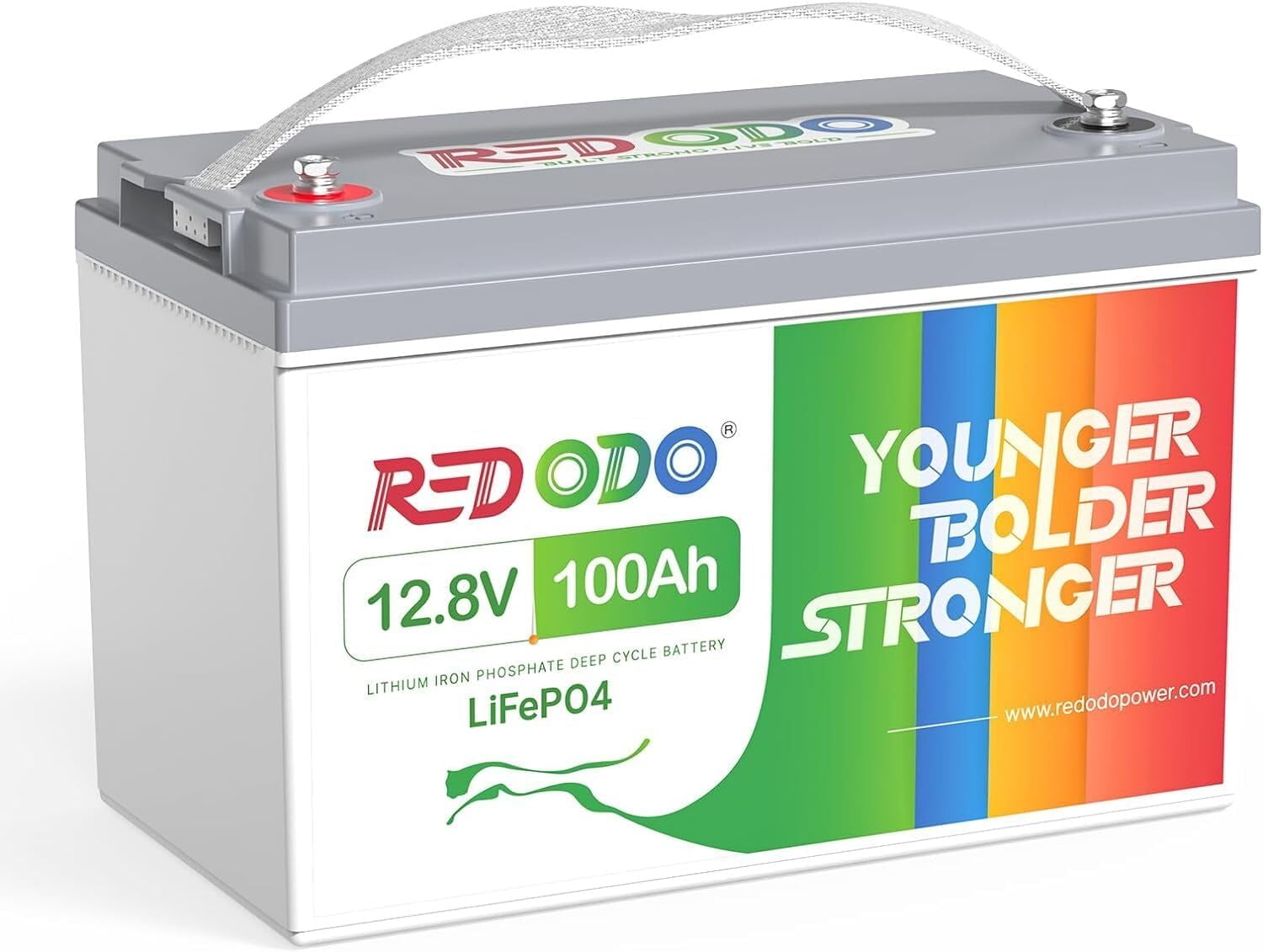 Redodo 12V 100Ah LiFePO4 Battery Group 31 Lithium Battery with 100A BMS Up to 15000 Deep Cycles Battery for RV Solar Trolling Motor and Off Grid