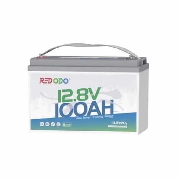 Redodo 12V 100Ah LiFePO4 Battery, Low Temperature Protection for Trolling Motor with 14.6V 20A Lithium Battery Charger