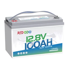 Redodo 12V 100Ah LiFePO4 Battery with Self-Heating, Built-in 100A BMS, Supports Low Temperature Charging(-4℉) Group 31 Lithium Battery, 4000+ Deep Cycles, Perfect for RV, Solar, Off-Grid in Cold Area