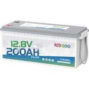 Redodo 12V 200Ah LiFePO4 Battery,Lithium Battery with 200A BMS, 2560W, up to 15000 Deep Cycles, Ideal Replacement of Agm Batteries for RV, Solar Systems, Ups, off Grid, Marine