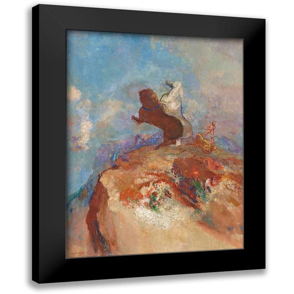 Redon, Odilon 11x14 Black Modern Framed Museum Art Print Titled - Apollo