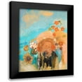 thumbnail image 1 of Redon, Odilon 11x14 Black Modern Framed Museum Art Print Titled - Evocation of Roussel, 1 of 5