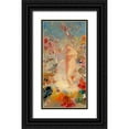 thumbnail image 1 of Redon, Odilon 18x32 Black Ornate Wood Framed with Double Matting Museum Art Print Titled - Pandora, 1 of 4