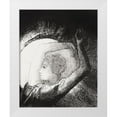 thumbnail image 1 of Redon, Odilon 26x32 White Modern Wood Framed Museum Art Print Titled - A Woman Clothed with a Sun , 1 of 4