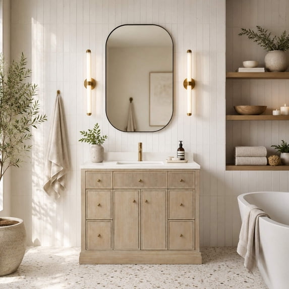 Redondo 42" Bathroom Vanity Ash Oak
