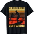 thumbnail image 1 of Redondo Beach California Surf Summer Vacation Vintage T-Shirt, 1 of 3