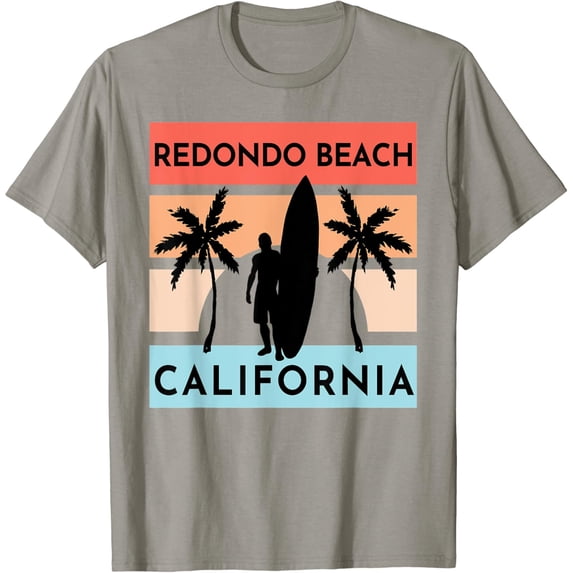 Redondo Beach California Surf Vacation T-Shirt