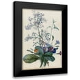 thumbnail image 1 of Redoute, Pierre Joseph 18x24 Black Modern Framed Museum Art Print Titled - A Bouquet of Flowers with Insects, 1 of 5