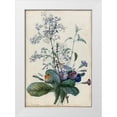 thumbnail image 1 of Redoute, Pierre Joseph 23x32 White Modern Wood Framed Museum Art Print Titled - A Bouquet of Flowers with Insects, 1 of 4
