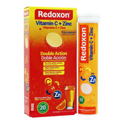 Redoxon Vitamin C & Zinc Effervescent Tablets to Help Strengthen Immune System, Unisex,  20 Count