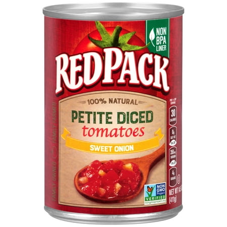 Redpack Petite Diced Tomatoes with Sweet Onion 14.5 oz