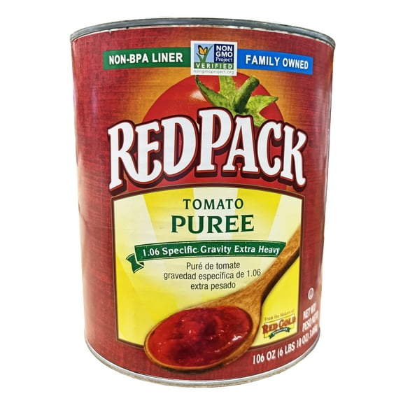 Redpack Tomato Puree | Kosher | Non-GMO | 6.62 lb