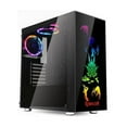 thumbnail image 1 of Redragon GC608 Steeljaw GC608 No Power Supply ATX Mid Tower PC Gaming Case with Windows, 1 of 1
