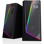Redragon GS520 Anvil RGB Desktop Speakers, 2.0 Channel PC Computer Stereo Speaker with 6 Colorful LED Modes