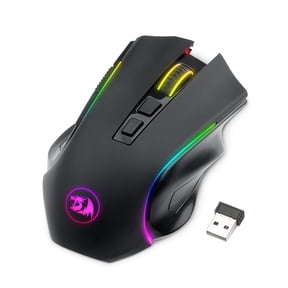 Redragon Gaming Mouse with Triple Mode - 10000 DPI Switchable, 7 Custom RGB Backlight Modes, Portable and Durable M602U-KS