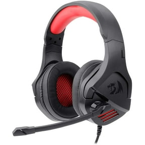 Redragon H250 THESEUS LED Wired Noise Cancelling Over-Ear Headphones with Mic, Compatible with PC, PS4/3, Xbox One and Nintendo Switch