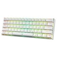 thumbnail image 1 of Redragon K630 Dragonborn 60% Wired RGB Gaming Keyboard, 61 Keys Compact Mechanical Keyboard with Tactile Blue Switch, Pro Driver Support, White, 1 of 6