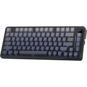 Redragon K673 GB 75% Wireless Gasket RGB Gaming Keyboard, 3-Modes 81 Keys PBT Compact Mechanical Keyboard w/Hot-Swap Socket, Dedicated Knob Control & 5-Layer Noise Dampening, Custom Linear Switch