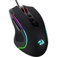 thumbnail image 1 of Redragon M612 Predator RGB Gaming Mouse 8000 DPI Wired Optical with 11 Programmable Buttons, White, 1 of 8