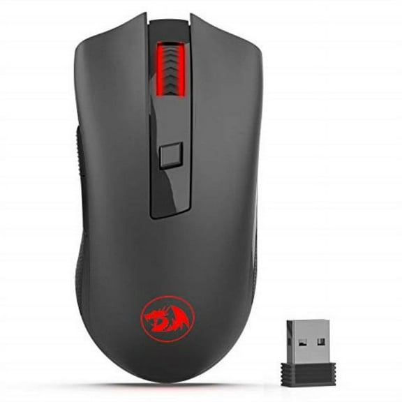 Redragon M652 Optical USB Wireless Gaming Mouse, Black