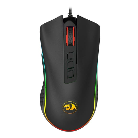 Redragon M711 Cobra Gaming Mouse with 16.8 Million RGB Color Backlit, 10,000 DPI Adjustable, Comfortable Grip, 7 Programmable Buttons