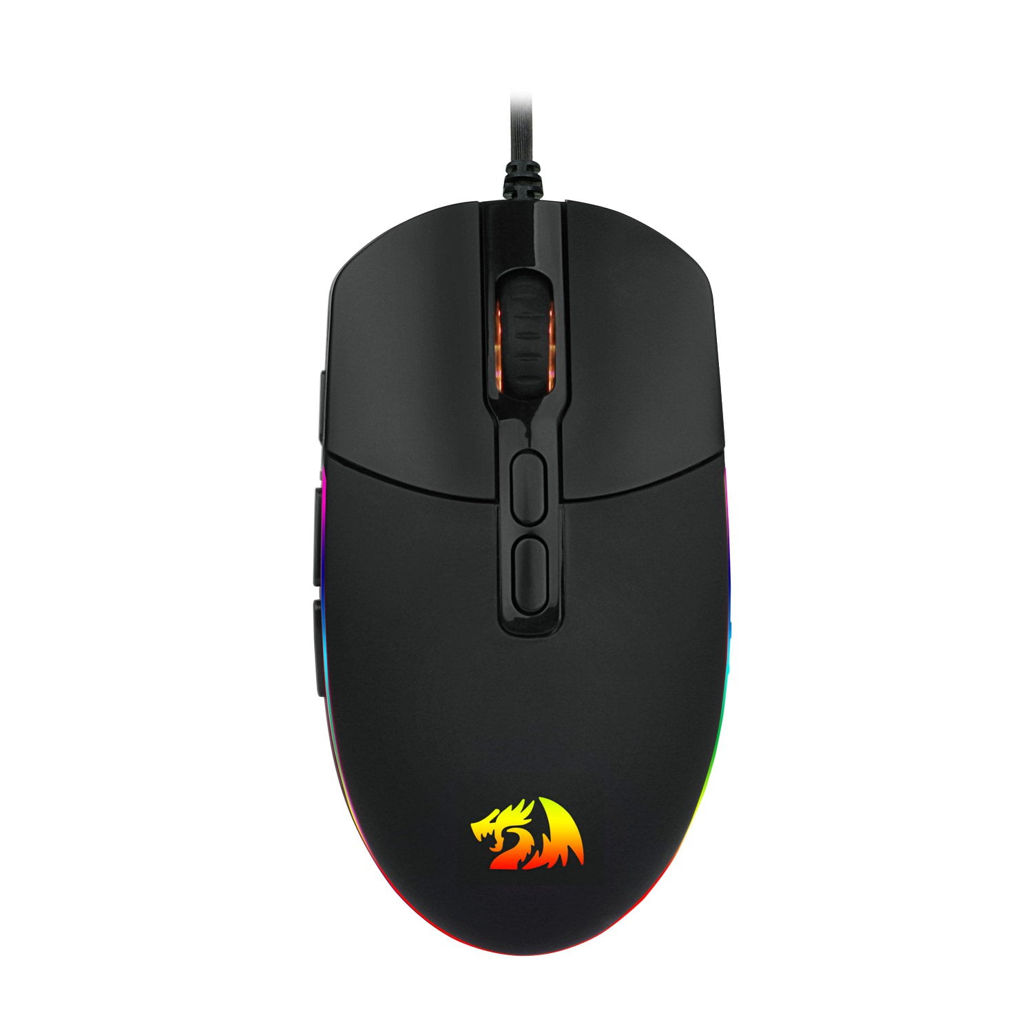 Redragon M719 RGB INVADER Wired Optical Gaming Mouse, 7 Programmable Buttons, RGB Backlit, 10,000 DPI, Ergonomic PC Computer Gaming Mice with Fire Button
