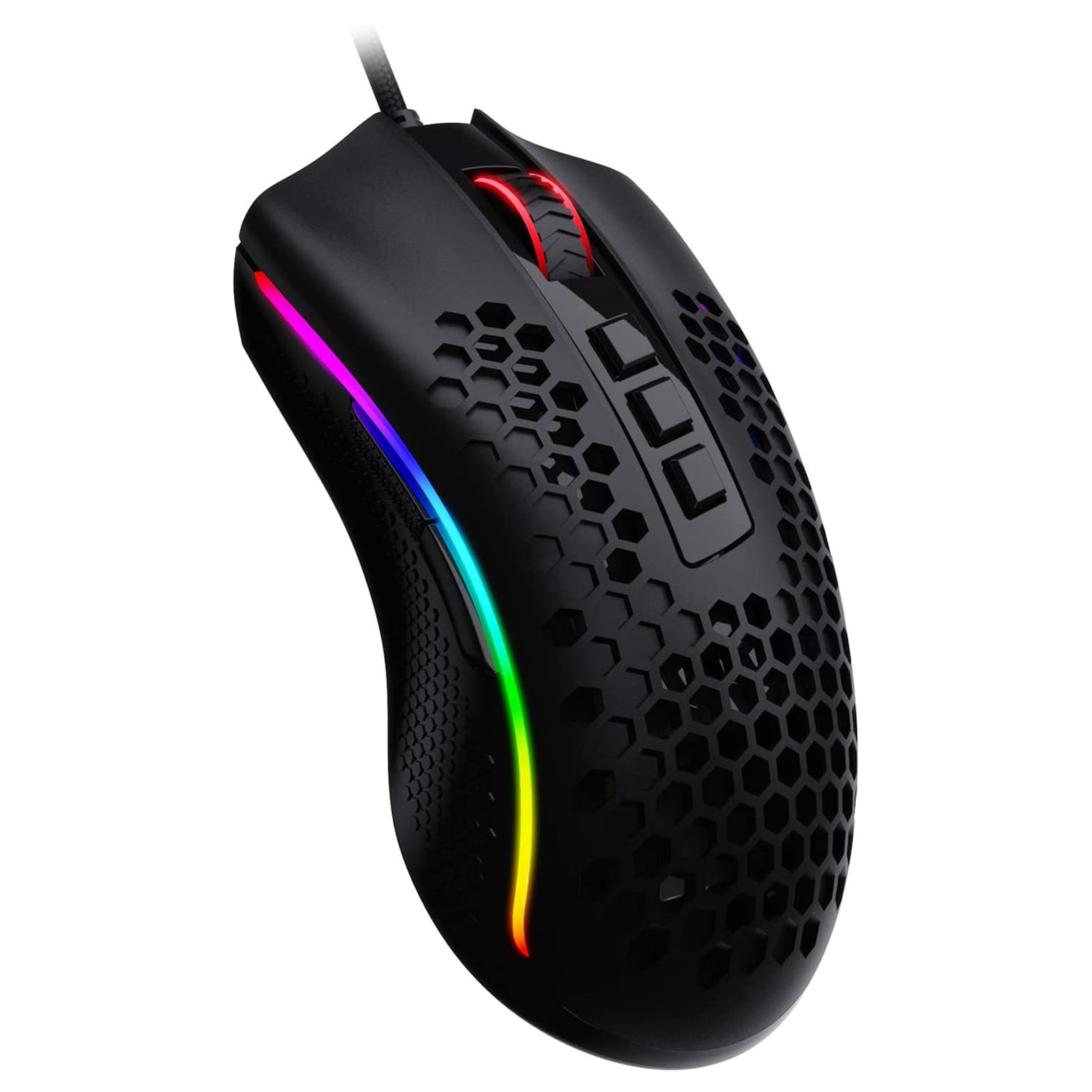 Redragon M808 Storm Lightweight RGB Gaming Mouse, 85g Ultralight ...