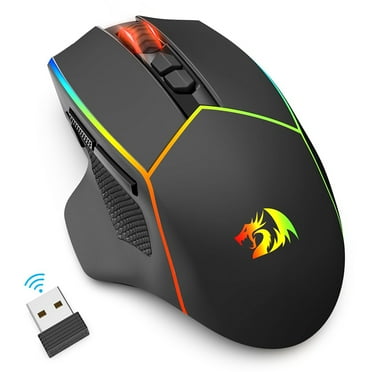 Redragon M814RGB-PRO 2.4G/Wired/Bluetooth Triple Modes Gaming Mouse 8000DPI Rapid Fire Buttons