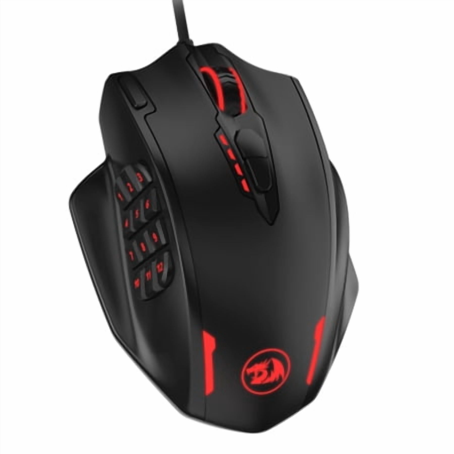 Redragon RGB LED Wired Gaming Mouse, 18 Programmable Mouse Buttons ...
