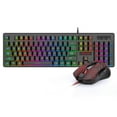 thumbnail image 1 of Redragon S107-BA Gaming Keyboard and Mouse Combo Wired membrane RGB LED Backlit Keyboard 3200 DPI Gaming Mouse, 1 of 7
