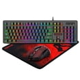 thumbnail image 1 of Redragon S107 PC Gaming Keyboard & Mouse Combo with Mouse Pad - Large, 1 of 5