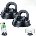 thumbnail image 1 of Redreeer Car Phone Holder, 360° Rotatable Cell Phone Car Mount, Adjustable Spring Design Dashboard Phone Mount for Car, with Non-Slip Base, No Installation Required, Suitable for All Models (2pcs), 1 of 8