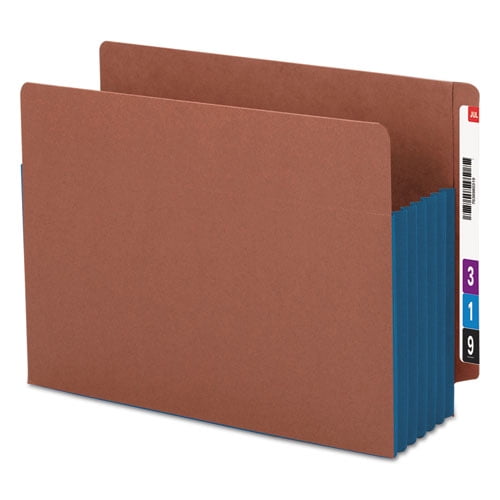 Redrope Drop-Front End Tab File Pockets, Fully Lined 6.5 Redrope Drop-Front End Tab File Pockets, Fully Lined 6.5