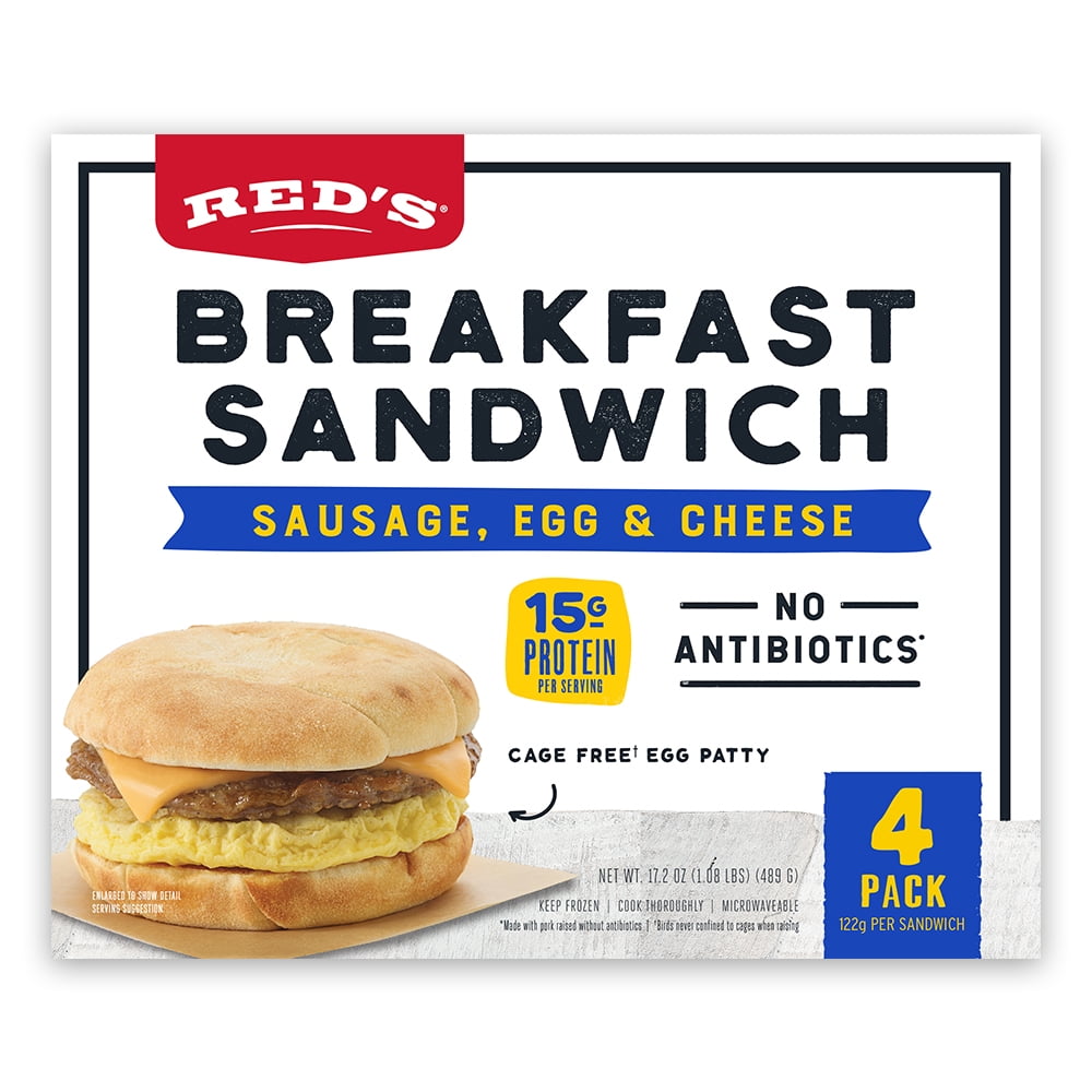 Freezer Sausage, Egg, and Cheese Breakfast Sandwiches - Damn Delicious