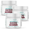 thumbnail image 1 of Reds Superfood Powder with Probiotics, 5 Digestive Enzymes, Beets & Ashwagandha Powder - Boost Drink for Body’s Detox & Cleanse by PureHealth Research, x3, 1 of 11