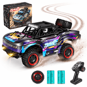 Redsmile 118 Fast RC Cars,30 MPH High Speed 4WD Off-Road Remote Control Car with 2 Batteries,2.4 GHz All Terrain RC Truck with LED Lights,Gift for Adults Teens