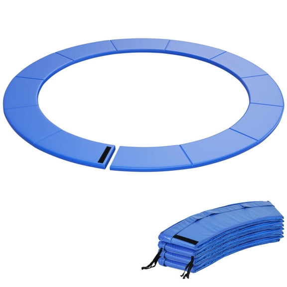 Redsmile 10 Feet Trampoline Pad Replacement Safety Pad with Fixing Straps, Blue