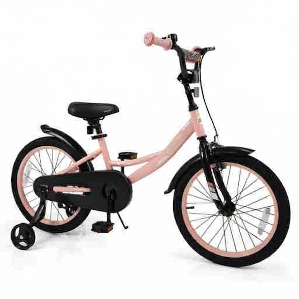 Redsmile 12 Inch Kids Bike for Boys Girls Ages 3-8, Adjustable Toddler Bicycle with Removable Training Wheels, Handbrake and Coaster Brake, 145 lb Kids Bike, Pink
